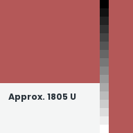 Color chip: Approx. 1805 U