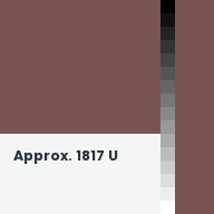 Color chip: Approx. 1817 U