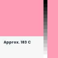 Color chip: Approx. 183 C