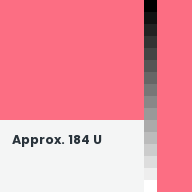 Color chip: Approx. 184 U