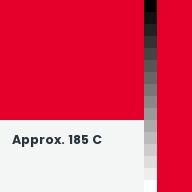 Color chip: Approx. 185 C