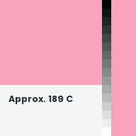 Color chip: Approx. 189 C
