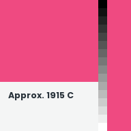 Color chip: Approx. 1915 C