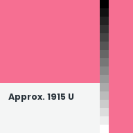 Color chip: Approx. 1915 U