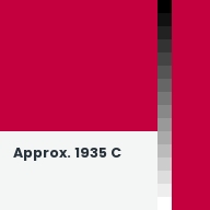 Color chip: Approx. 1935 C