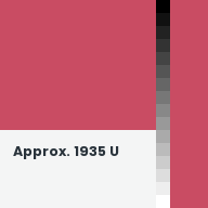 Color chip: Approx. 1935 U