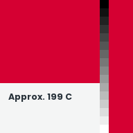 Color chip: Approx. 199 C
