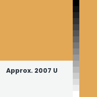 Color chip: Approx. 2007 U