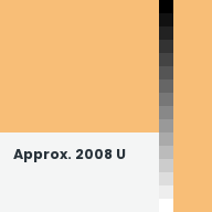 Color chip: Approx. 2008 U
