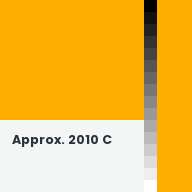 Color chip: Approx. 2010 C