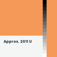 Color chip: Approx. 2011 U