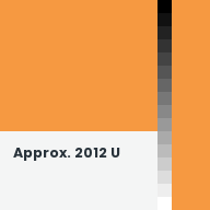 Color chip: Approx. 2012 U