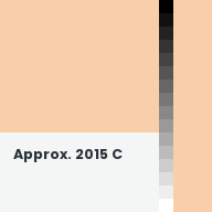 Color chip: Approx. 2015 C