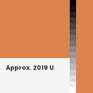 Color chip: Approx. 2019 U