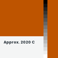 Color chip: Approx. 2020 C