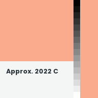 Color chip: Approx. 2022 C