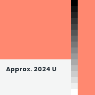 Color chip: Approx. 2024 U