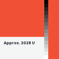 Color chip: Approx. 2028 U