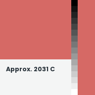 Color chip: Approx. 2031 C