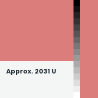 Color chip: Approx. 2031 U