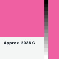 Color chip: Approx. 2038 C