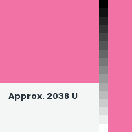 Color chip: Approx. 2038 U