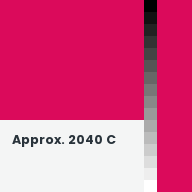 Color chip: Approx. 2040 C
