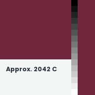 Color chip: Approx. 2042 C