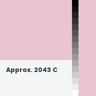 Color chip: Approx. 2043 C