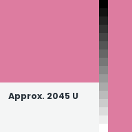 Color chip: Approx. 2045 U