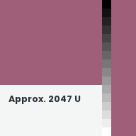 Color chip: Approx. 2047 U