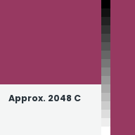 Color chip: Approx. 2048 C