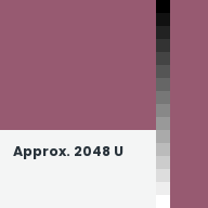 Color chip: Approx. 2048 U