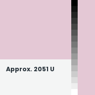 Color chip: Approx. 2051 U
