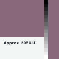 Color chip: Approx. 2056 U