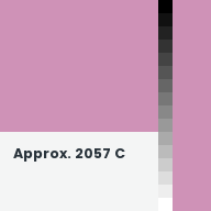Color chip: Approx. 2057 C