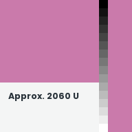 Color chip: Approx. 2060 U