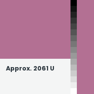 Color chip: Approx. 2061 U