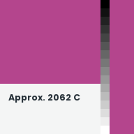 Color chip: Approx. 2062 C
