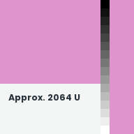 Color chip: Approx. 2064 U