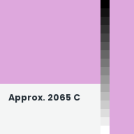 Color chip: Approx. 2065 C