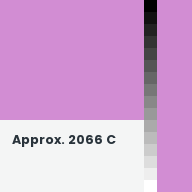 Color chip: Approx. 2066 C