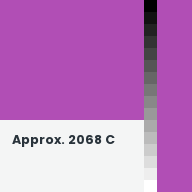 Color chip: Approx. 2068 C