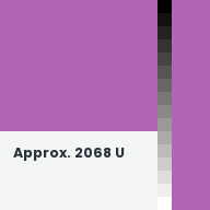 Color chip: Approx. 2068 U