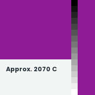 Color chip: Approx. 2070 C