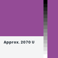 Color chip: Approx. 2070 U