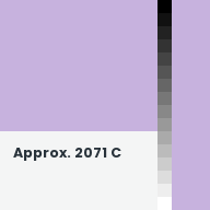 Color chip: Approx. 2071 C
