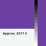 Color chip: Approx. 2077 C