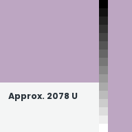 Color chip: Approx. 2078 U