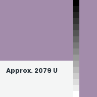 Color chip: Approx. 2079 U
